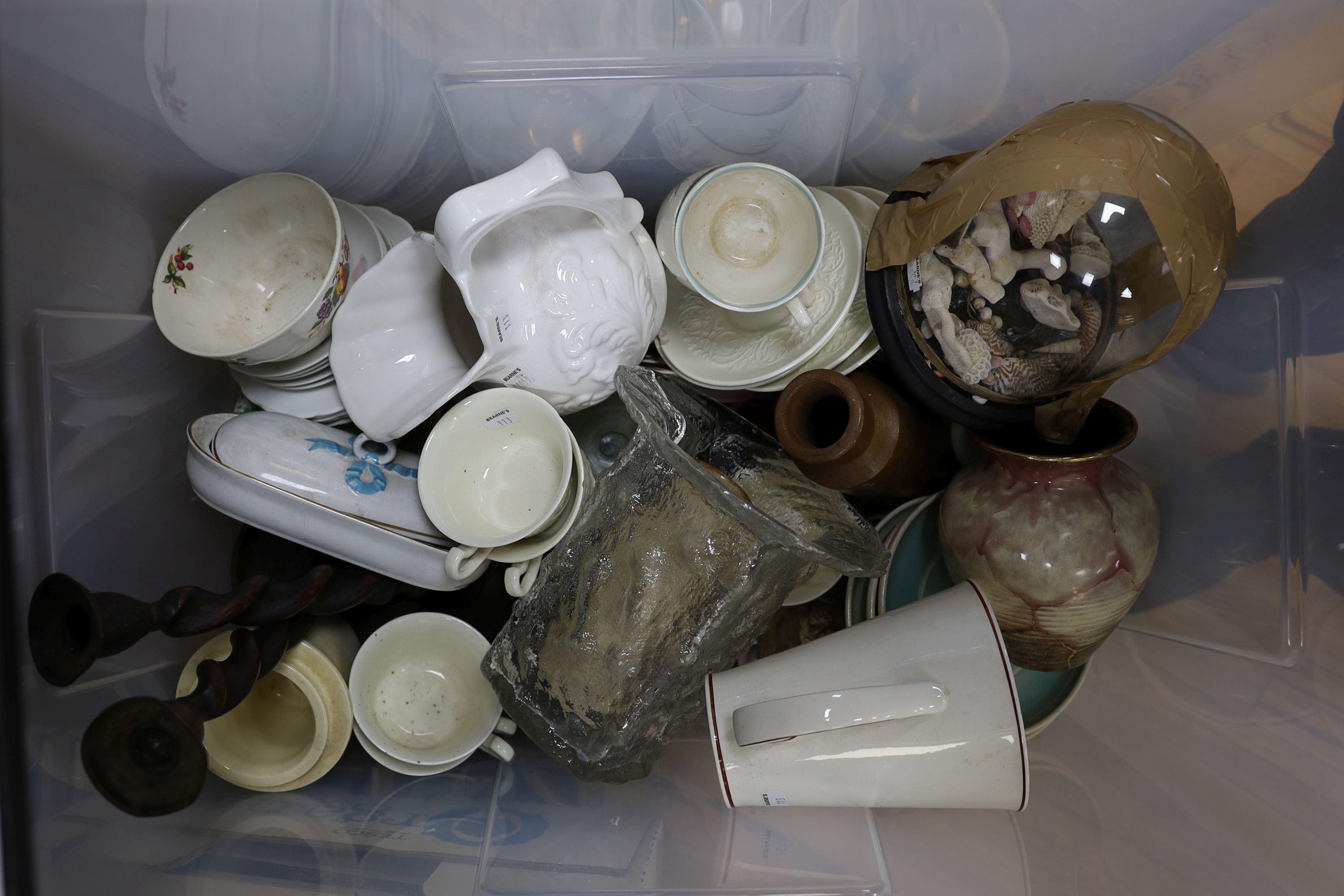 A large collection of miscellaneous ceramics, formerly from Agatha Christie’s home, Greenway House, Devon